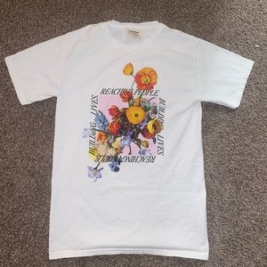 Floral print Graphic Tee